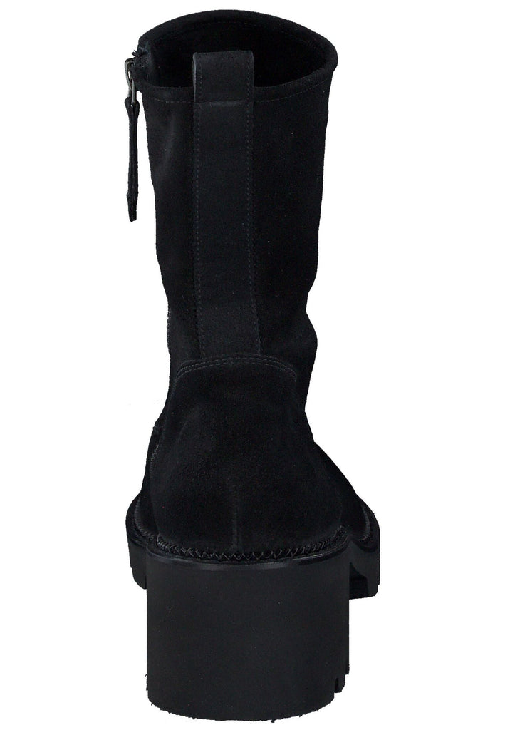 Paul Green Stiefelette Veloursleder Schwarz