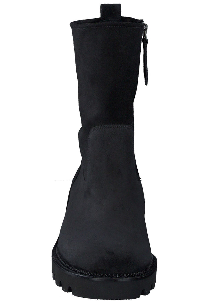 Paul Green Stiefelette Veloursleder Schwarz