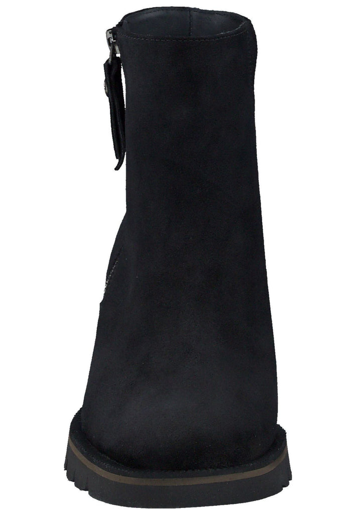 Paul Green Stiefelette Veloursleder Schwarz