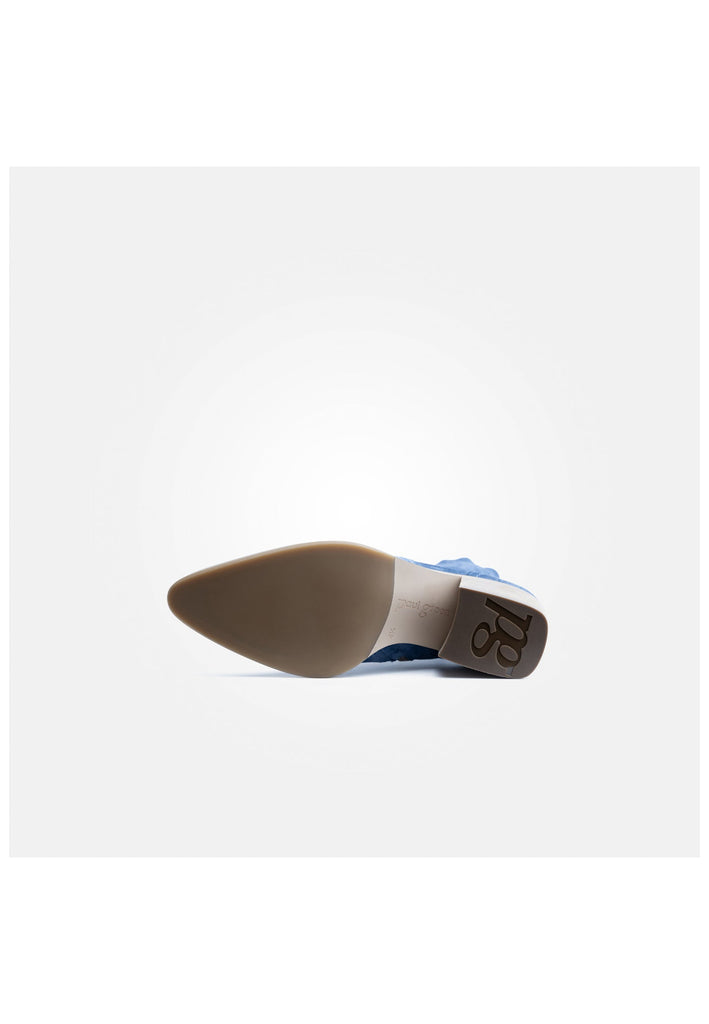 Paul Green Stiefelette Veloursleder See