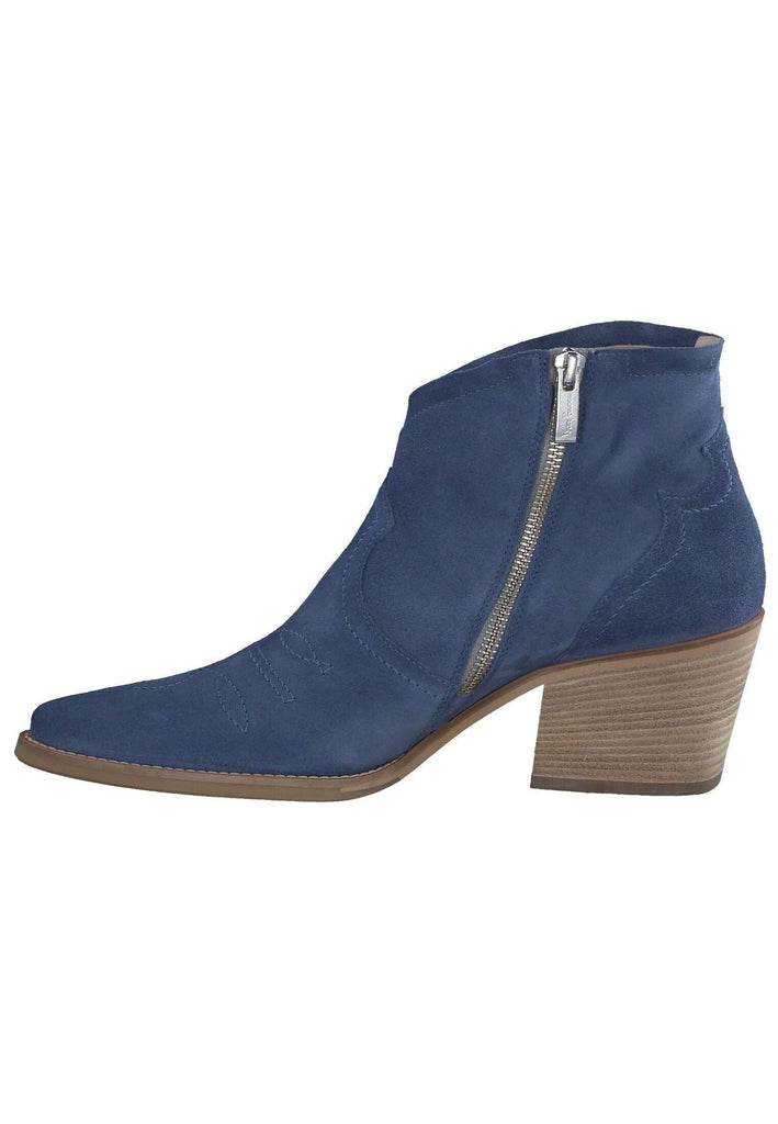 Paul Green Stiefelette Veloursleder See