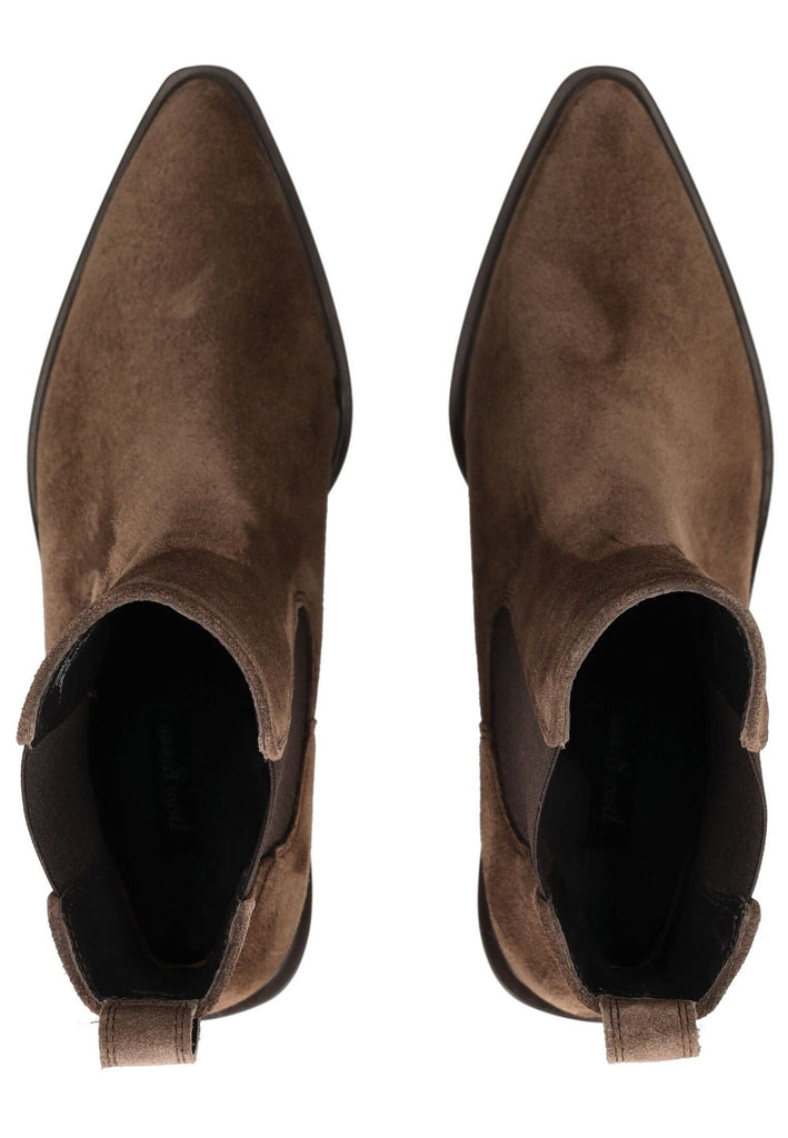 Paul Green Stiefelette Veloursleder/Textil Braun