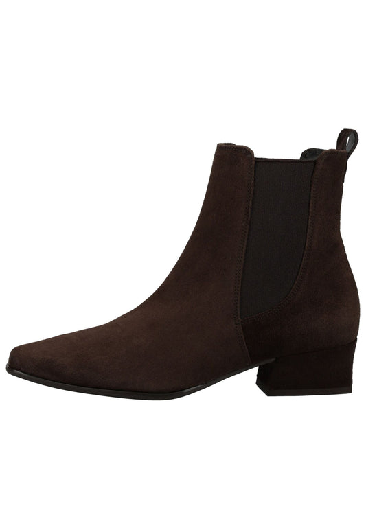Paul Green Stiefelette Veloursleder/Textil Mocca