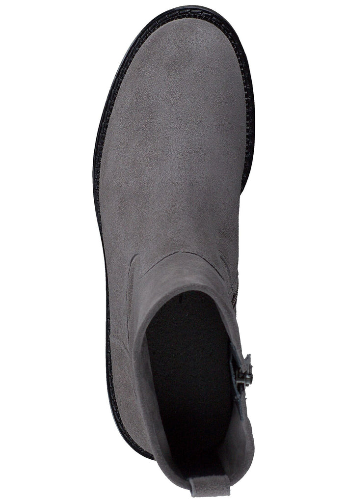 Paul Green Stiefelette Veloursleder Titan