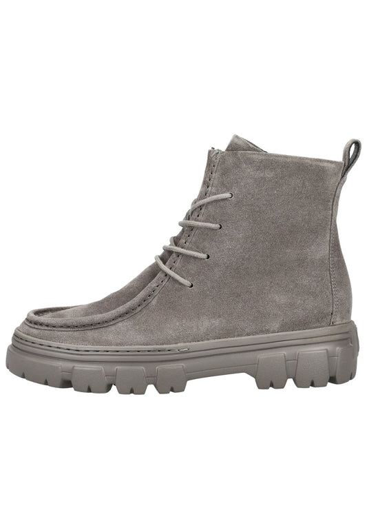 Paul Green Stiefelette Veloursleder Titan