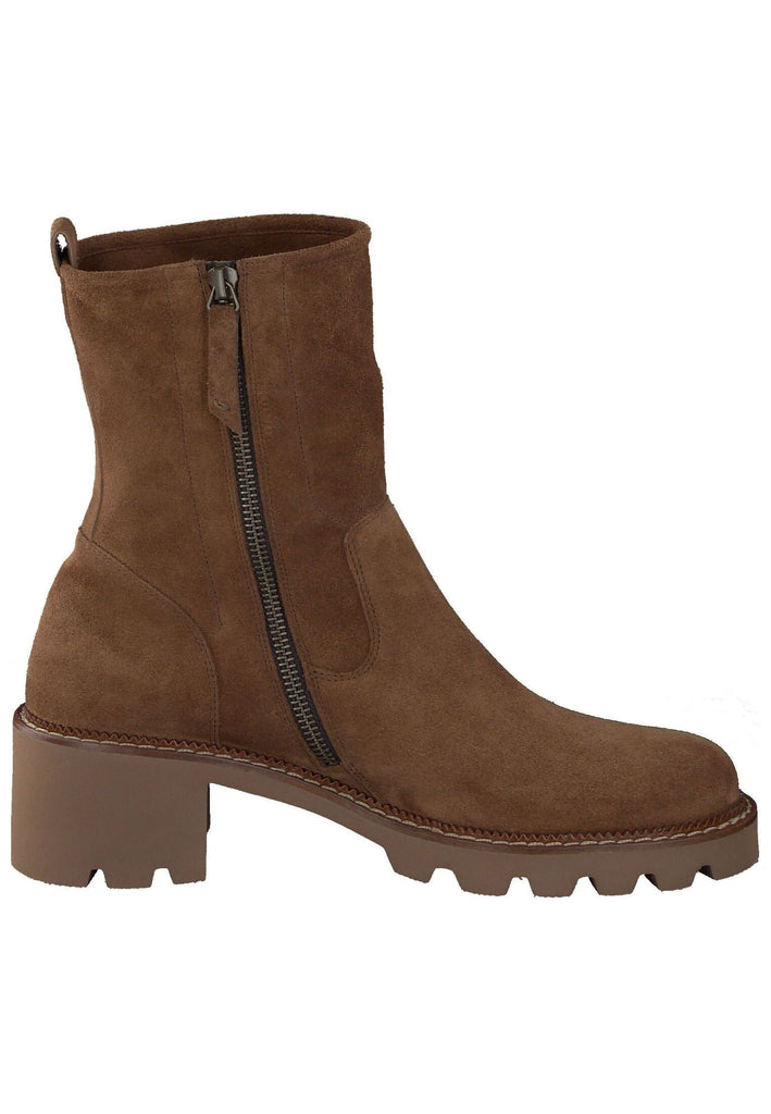 Paul Green Stiefelette Veloursleder Toffee
