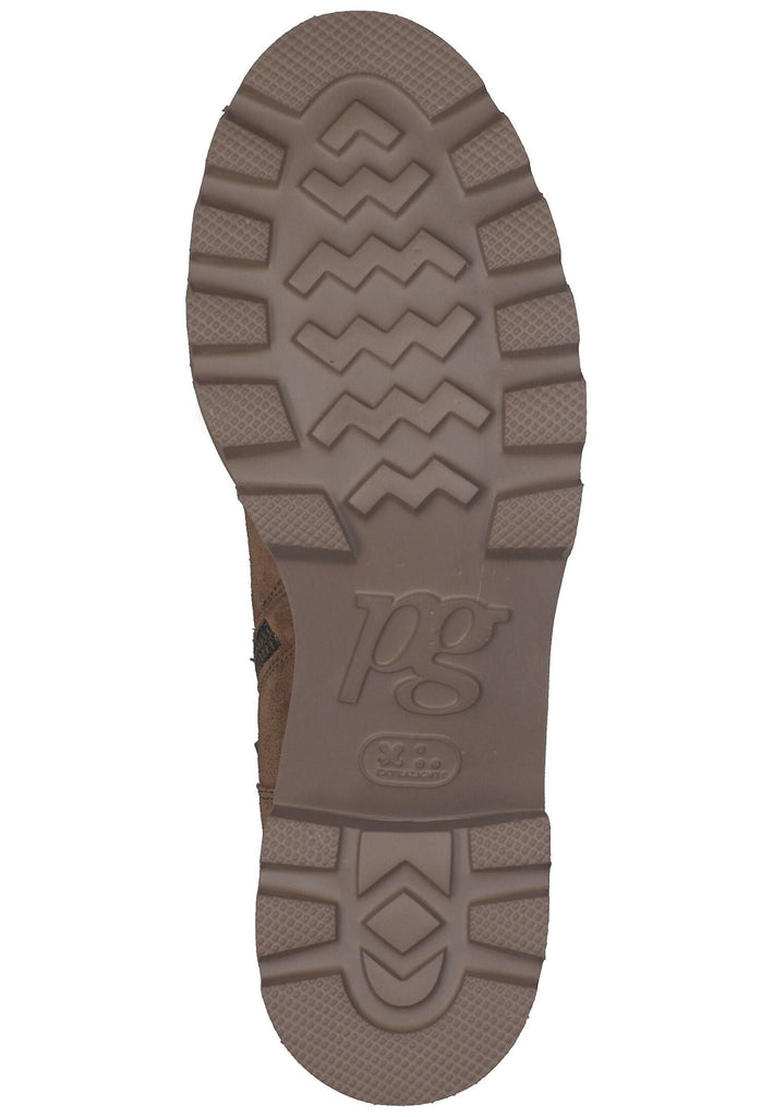 Paul Green Stiefelette Veloursleder Toffee