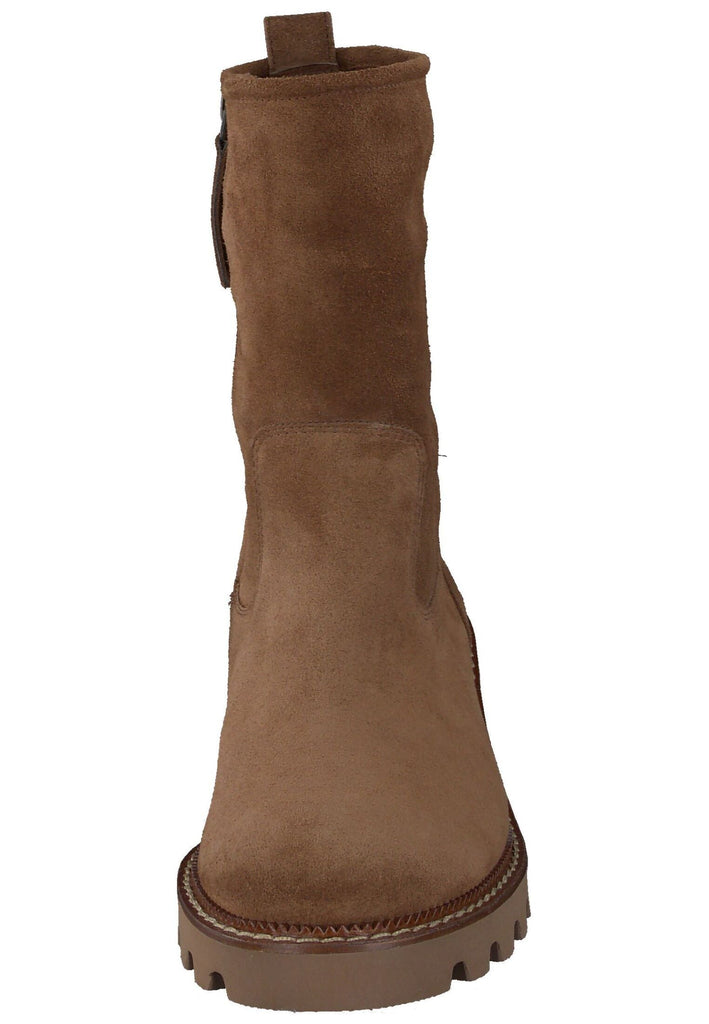 Paul Green Stiefelette Veloursleder Toffee