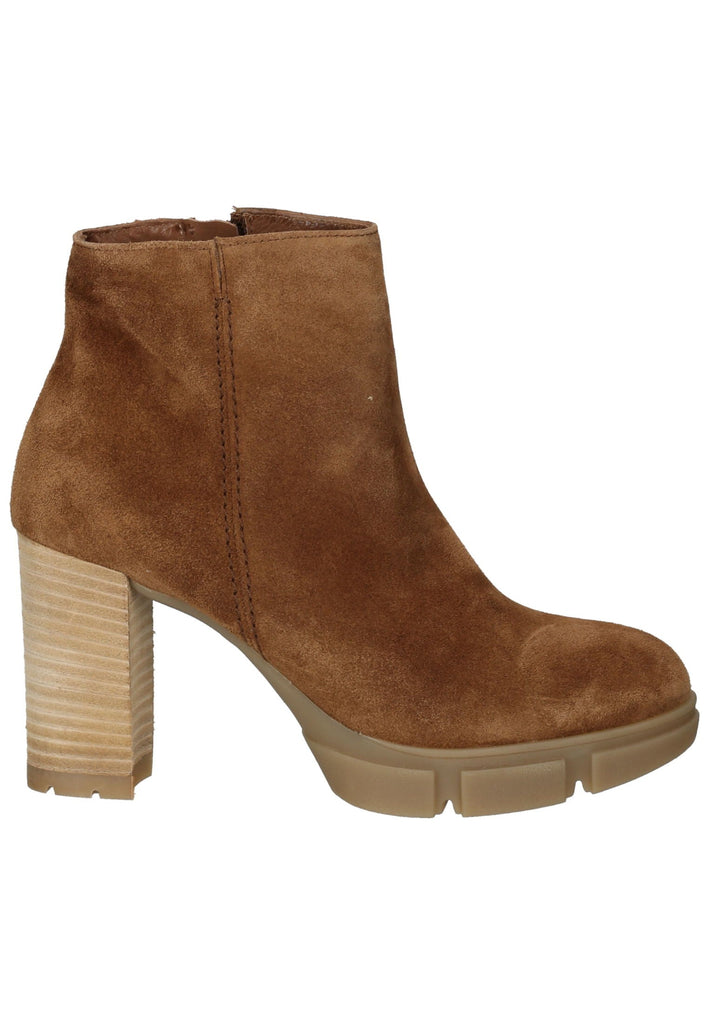 Paul Green Stiefelette Veloursleder Toffee