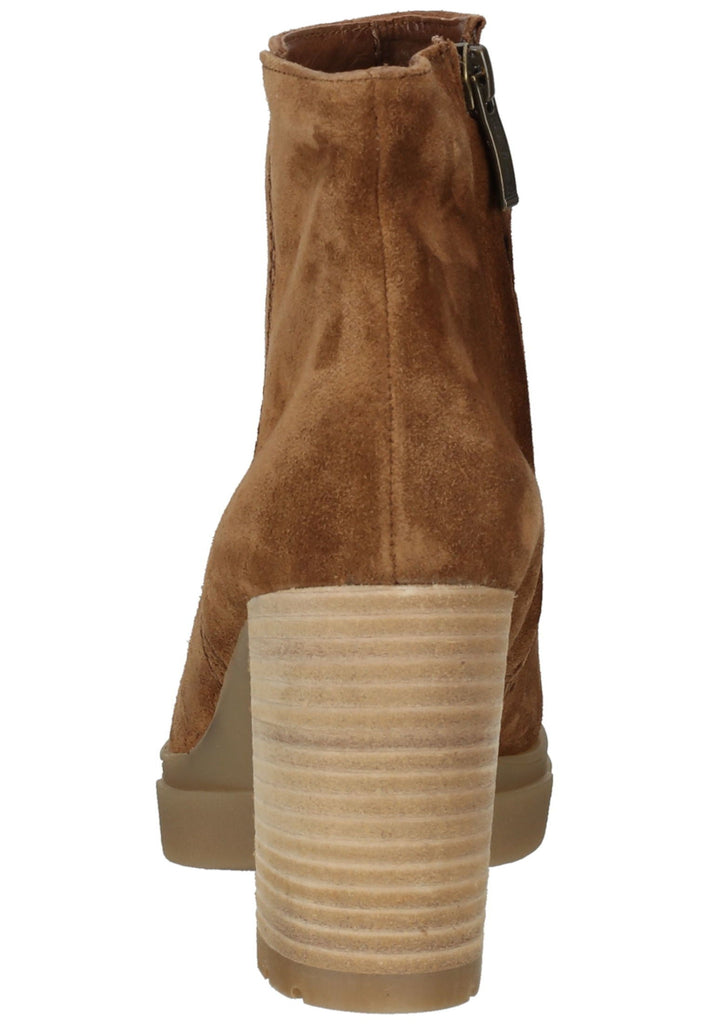 Paul Green Stiefelette Veloursleder Toffee