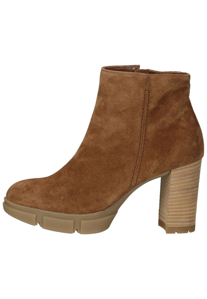 Paul Green Stiefelette Veloursleder Toffee