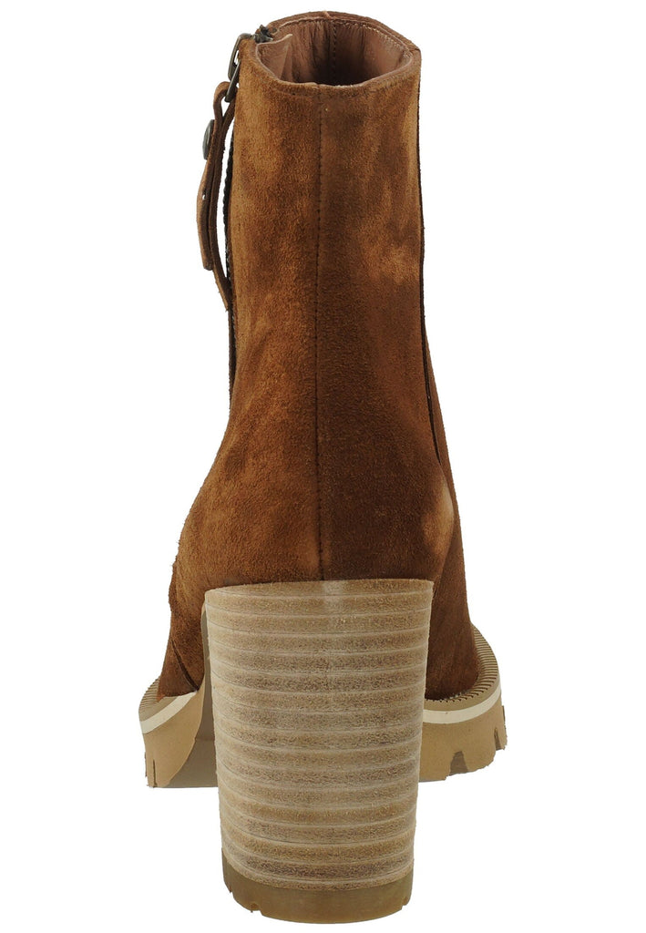 Paul Green Stiefelette Veloursleder Toffee