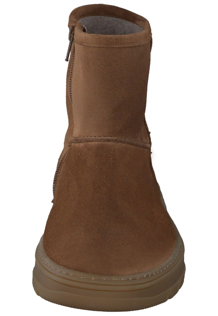 Paul Green Stiefelette Veloursleder Toffee Warmfutter