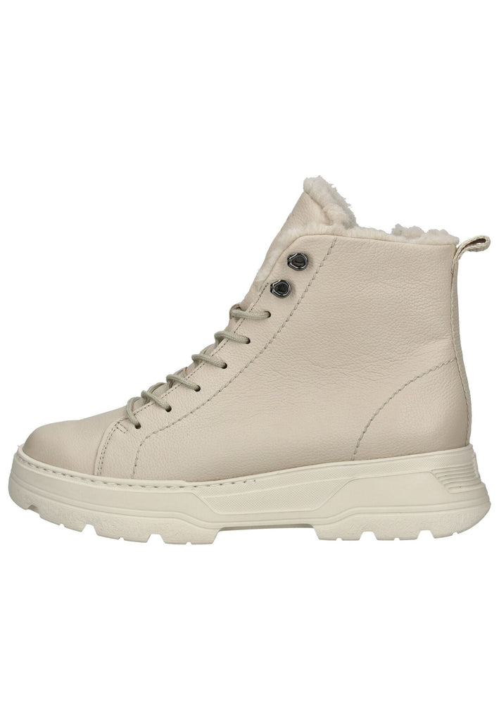 Stiefeletten Paul Green Stiefelette Glattleder Beige Warmfutter