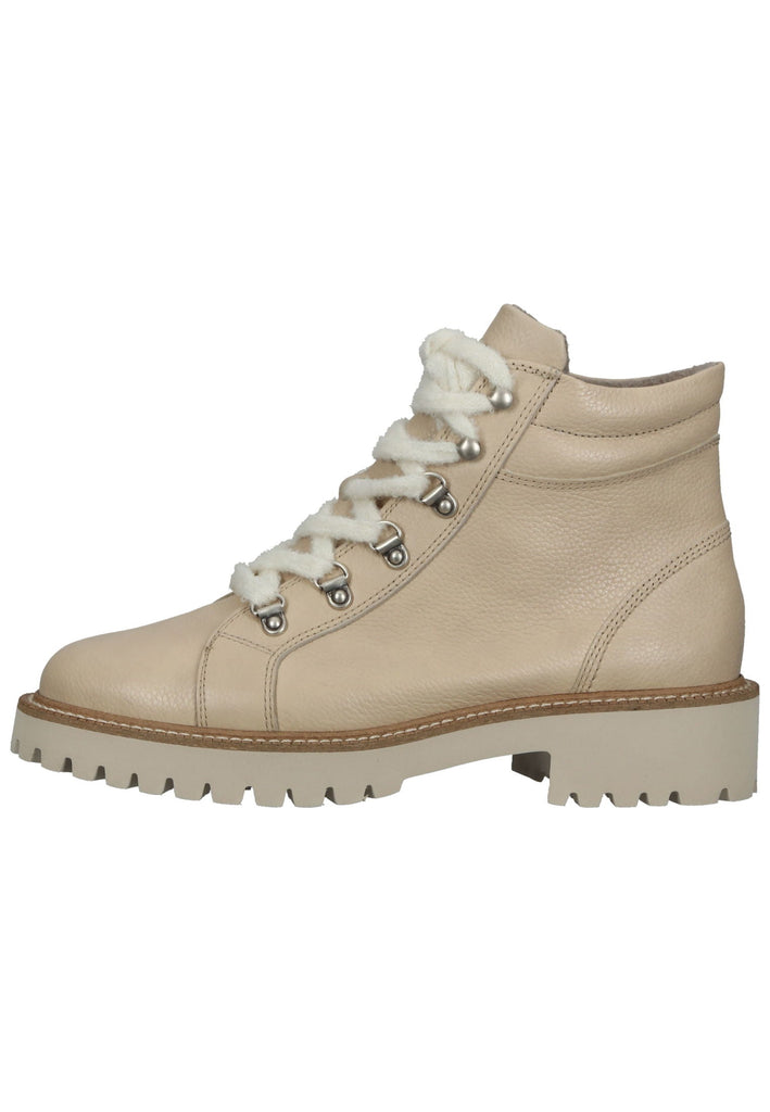 Stiefeletten Paul Green Stiefelette Glattleder Beige Warmfutter