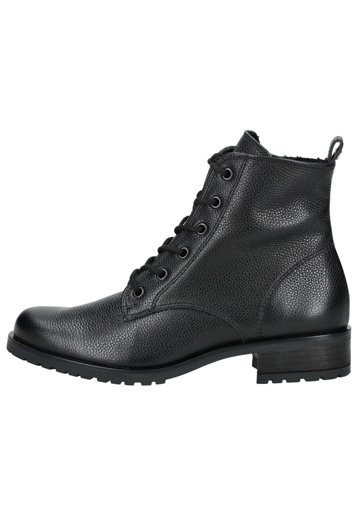 Stiefeletten Paul Green Stiefelette Glattleder Schwarz