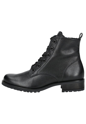 Stiefeletten Paul Green Stiefelette Glattleder Schwarz