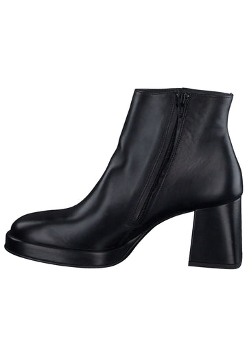 Stiefeletten Paul Green Stiefelette Glattleder Schwarz