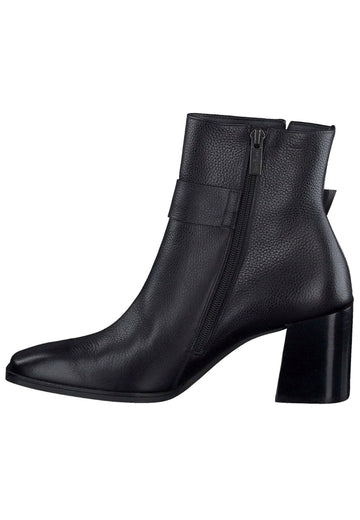 Stiefeletten Paul Green Stiefelette Glattleder Schwarz