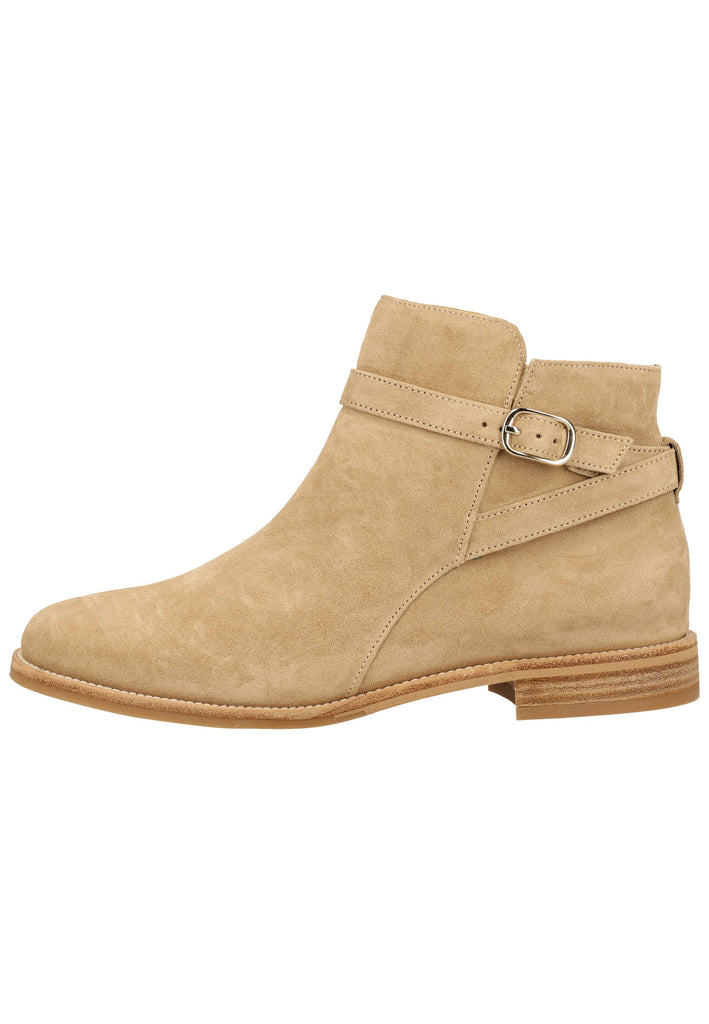 Stiefeletten Paul Green Stiefelette Veloursleder Beige