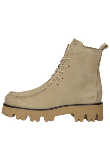 Stiefeletten Paul Green Stiefelette Veloursleder Beige