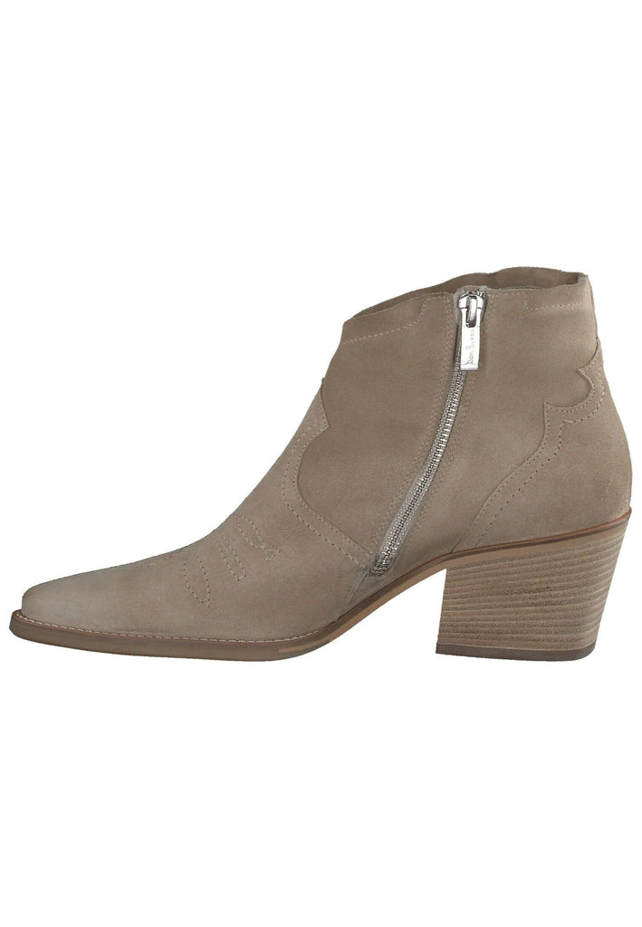 Stiefeletten Paul Green Stiefelette Veloursleder Hellbraun