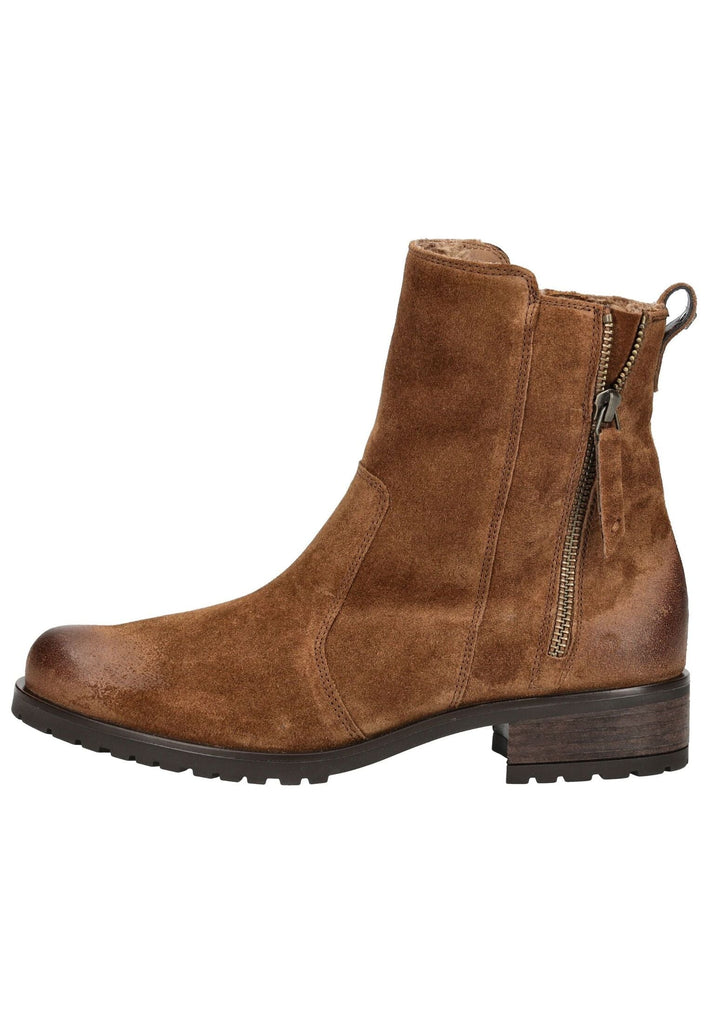 Stiefeletten Paul Green Stiefelette Veloursleder toffee Warmfutter