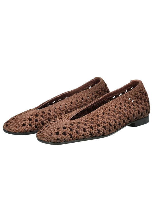 Pavement Ballerinas Textil Braun