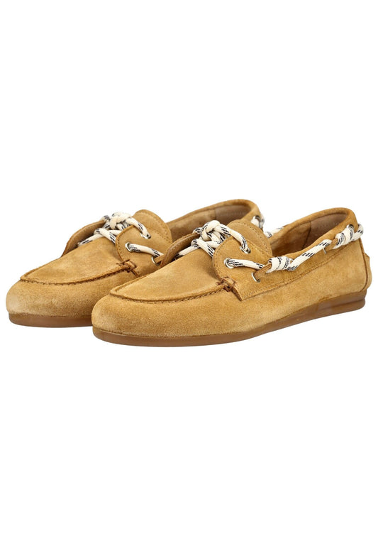 Pavement Halbschuhe Veloursleder Tan