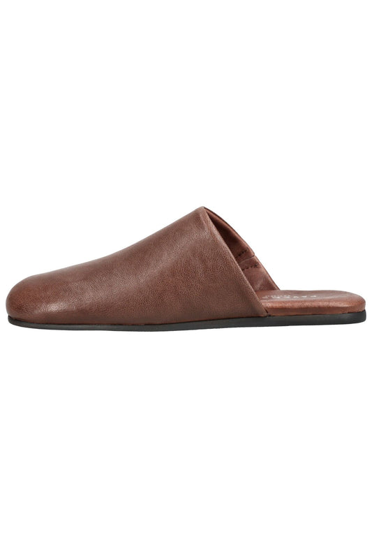 Pavement Pantoletten Leder Braun