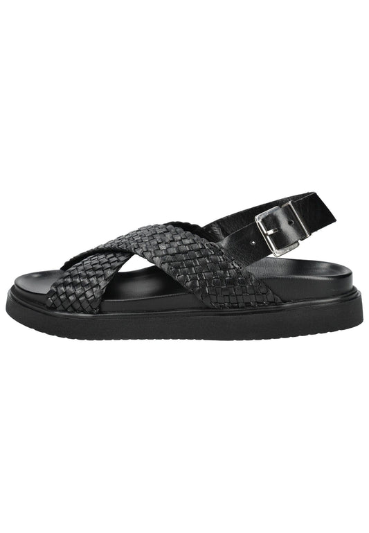 Pavement Sandalen Leder Schwarz