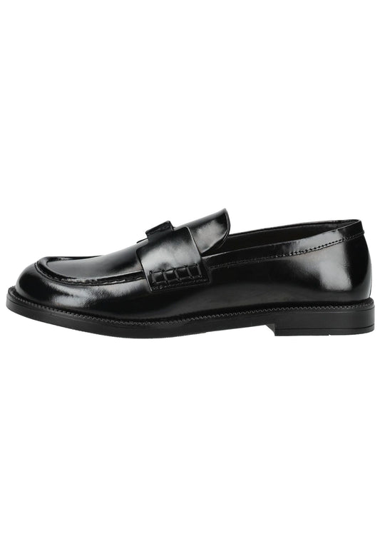 Pavement Slipper Leder Schwarz/Schwarz
