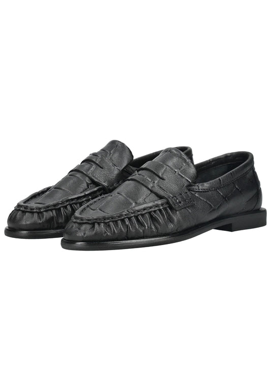 Pavement Slipper Leder Schwarz/Schwarz