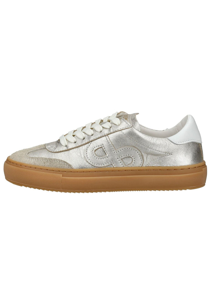 Pavement Sneaker Leder Silber/Beige