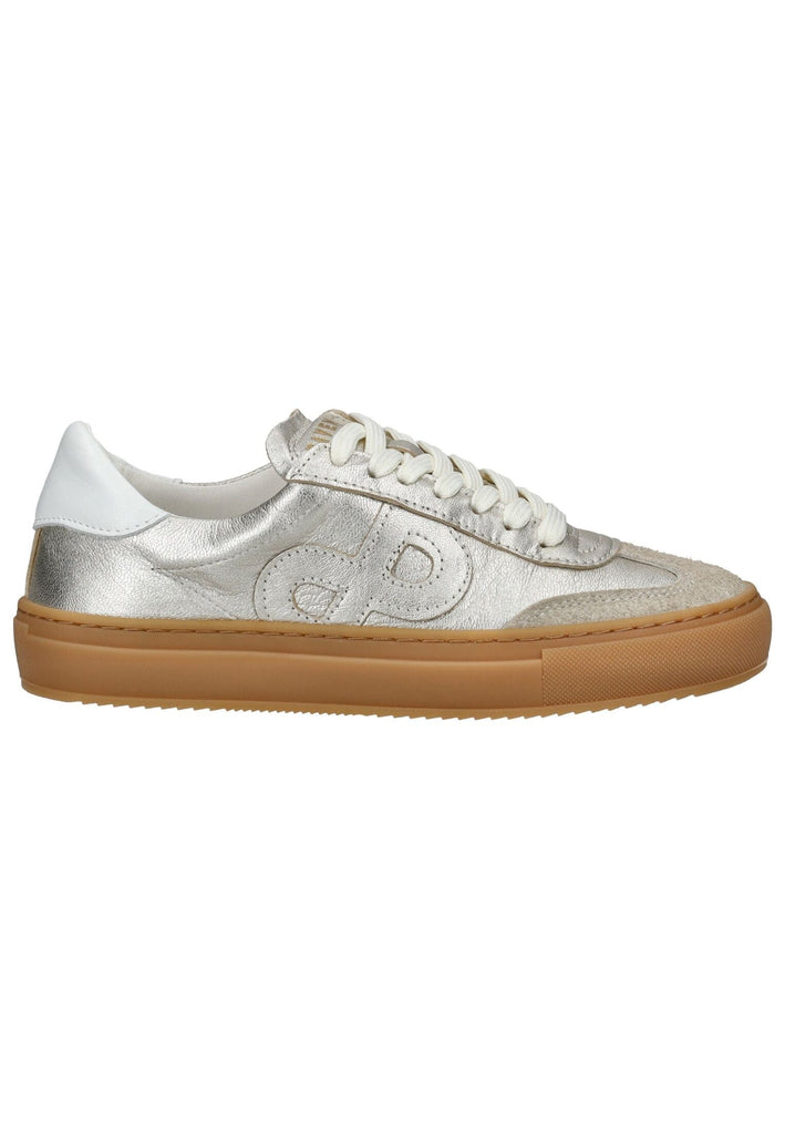 Pavement Sneaker Leder Silber/Beige