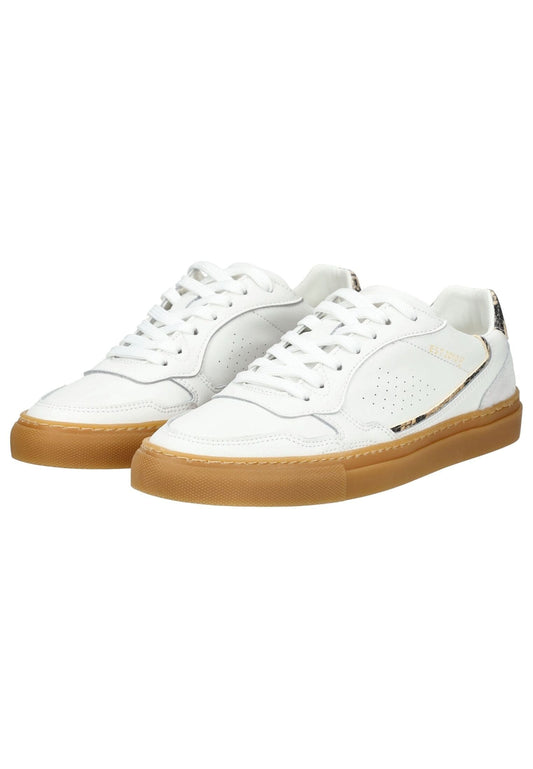 Pavement Sneaker Leder Weiß/Braun