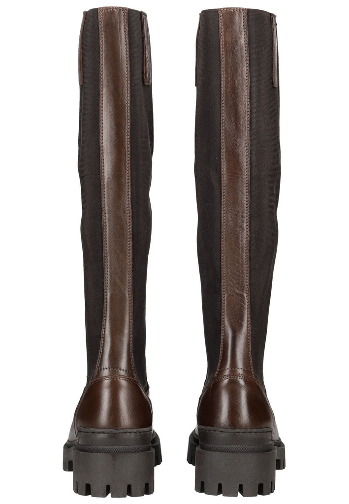 Pavement Stiefel Leder/Textil Braun/Schwarz