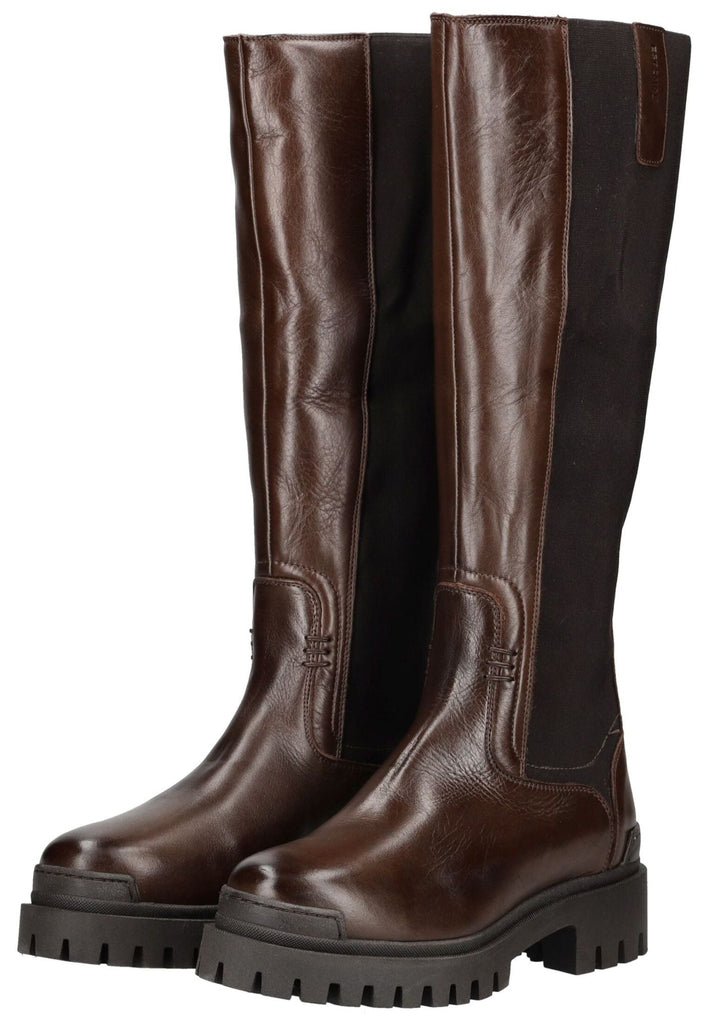 Pavement Stiefel Leder/Textil Braun/Schwarz