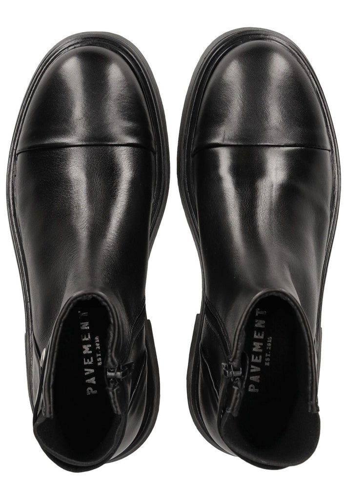 Pavement Stiefelette Leder Schwarz