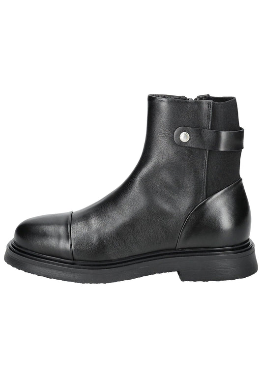 Pavement Stiefelette Leder Schwarz