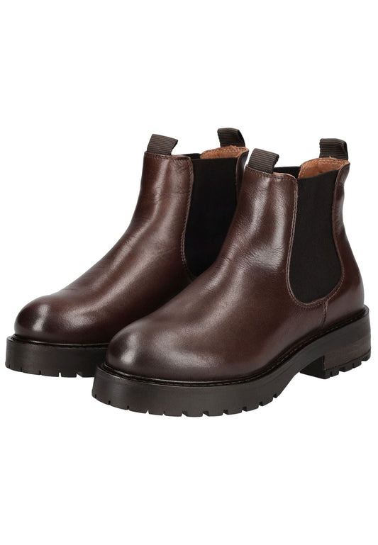 Pavement Stiefelette Leder/Textil Braun Warmfutter