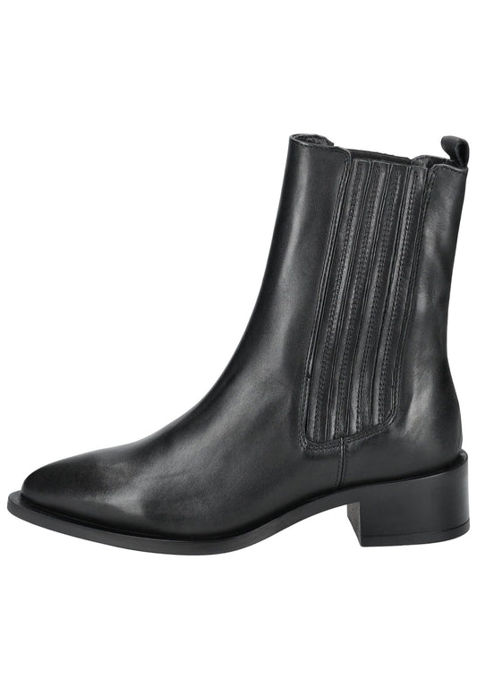 Pavement Stiefelette Leder/Textil Schwarz