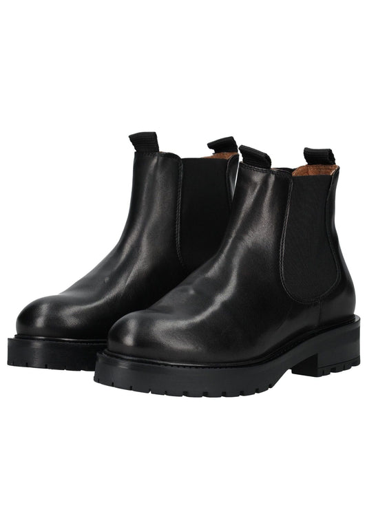 Pavement Stiefelette Leder/Textil Schwarz