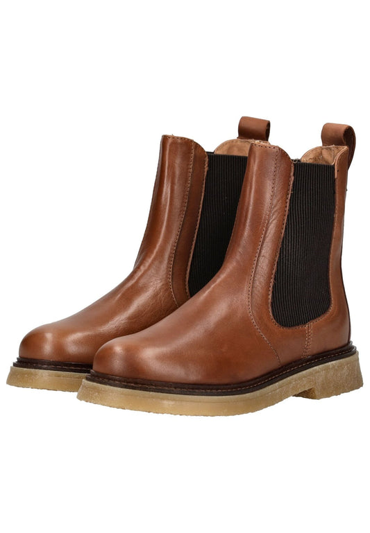 Pavement Stiefelette Leder/Textil Tan