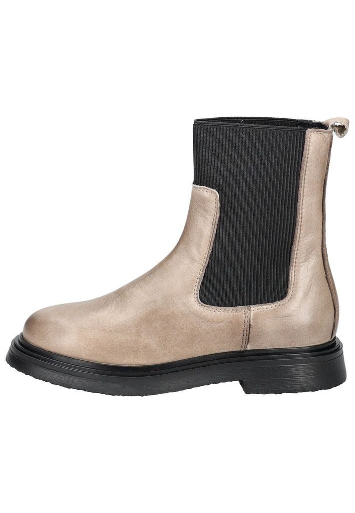 Pavement Stiefelette Leder/Textil Taupe