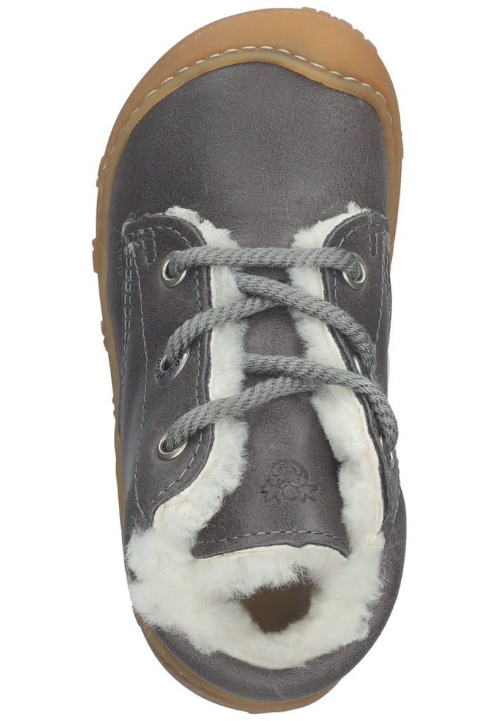 Pepino Halbschuhe Leder Anthracite Warmfutter