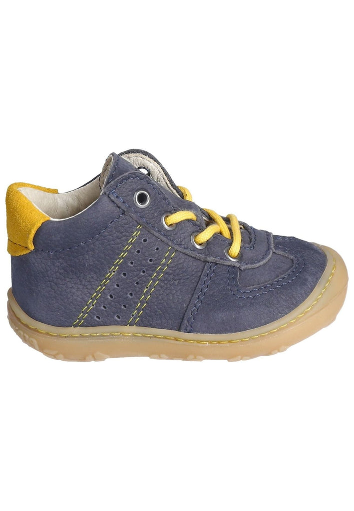 Pepino Halbschuhe Leder Blau/Gelb