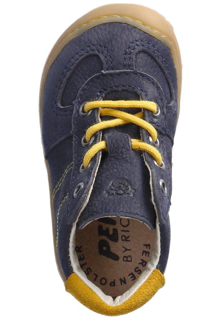 Pepino Halbschuhe Leder Blau/Gelb