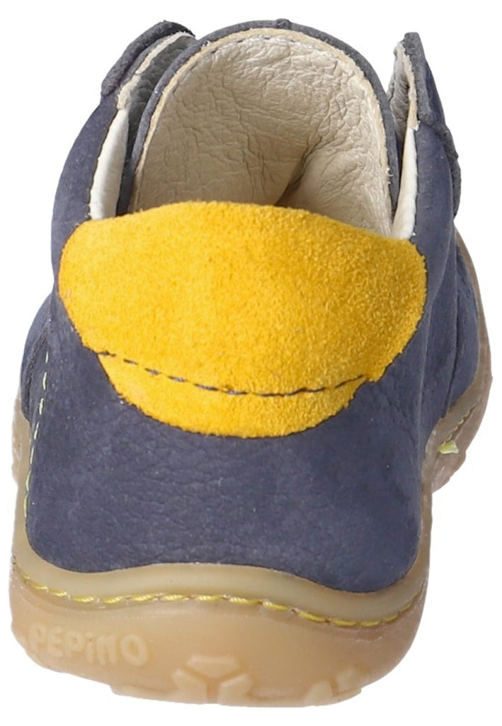 Pepino Halbschuhe Leder Blau/Gelb