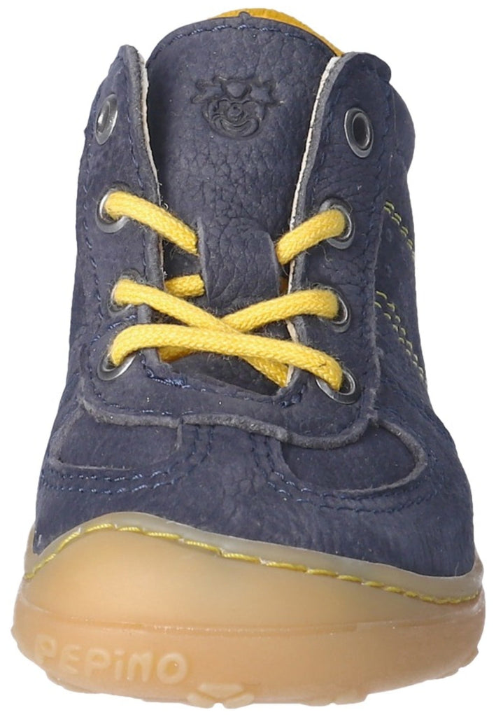 Pepino Halbschuhe Leder Blau/Gelb